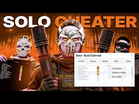 I CHEATED Solo With the BEST RUST CHEATS...