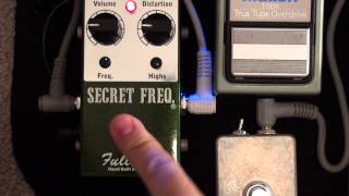 Video thumbnail for Fulltone Secret Freq Guitar Pedal by Soncured Records