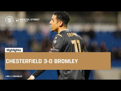 Highlights: Chesterfield 3-0 Bromley