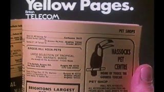 Yellow Pages &#39;Let your fingers do the walking&#39; 1982 TV Commercial
