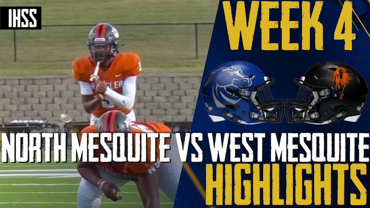 Mesquite Showdown: West vs North High School Football Highlights