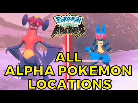 All ALPHA Pokemon Locations Guide in Pokemon Legends Arceus