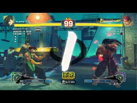 winners1118 (Yang) VS majorboy19 (Evil Ryu) Super Street Fighter IV Arcade Edition 2012 720p HD