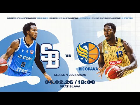 BC Slovan Bratislava vs BK Opava |  Feb 4, 2026, 6:00 PM | ENBLeague 2025/26