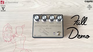 Video thumbnail for B85 Audio Germanium Overdrive Deluxe DEMO & REVIEW | Klon Centaur & TS 808 in one? | Guitar & BASS! by Pair of Pandas