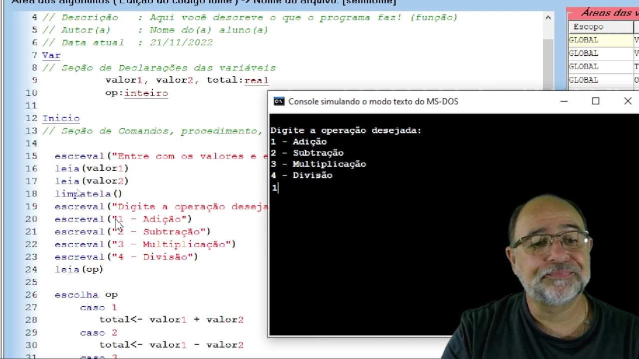 Calculadora no VisualG