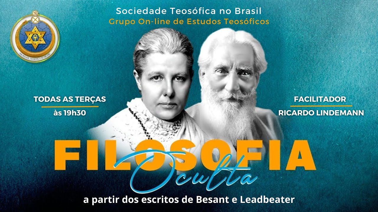 Filosofia Oculta | 73° Encontro | Livros: Karma e Dharma e Os Mestres e a Senda | Ricardo Lindemann