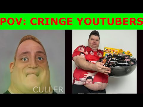 Mr Incredible Becoming Sick (Cringe Youtubers)