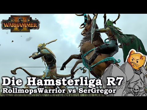 Hamsterliga der 4000 - Rollmopswarrior vs SerGregor - Runde 7 - Total War: Warhammer 2 deutsch