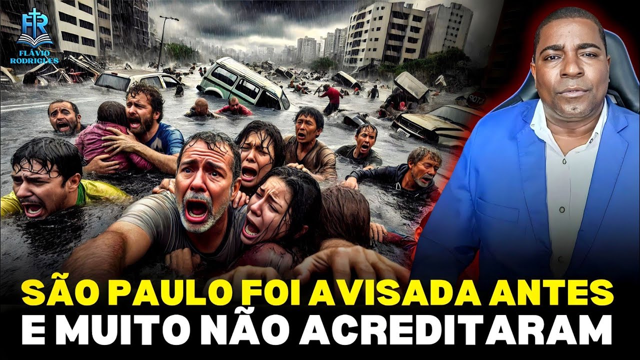 SÃO PAULO AGORA! DEUS AVISOU ANTES E ISSO ACONTECEU E MUITOS ZOMBARAM DA PROFECIA, FLÁVIO RODRIGUES