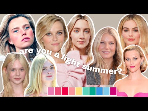 LIGHT SUMMER COLOR PALETTE AND SEASONAL GUIDE / 12...
