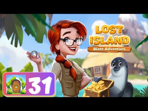 Lost Island Blast Adventure 🏝 - Chapter 31 - Coral Engine 1 - Gameplay