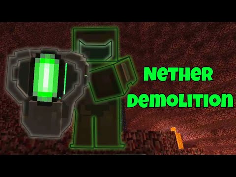 V is playing Minecraft - Minecraft Gun Mod: Doom Slayer's Demolition in the Demon-Infested Nether