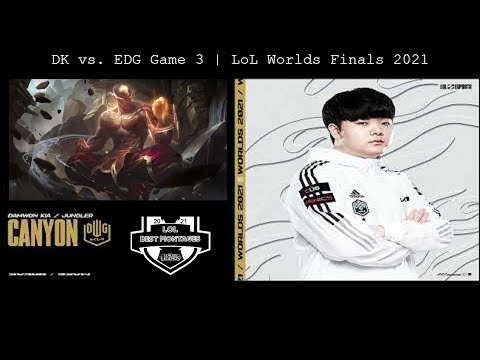 DK vs EDG Game 3 Canyon Proview | Worlds Finals 2021 | DWG KIA vs Edward Gaming