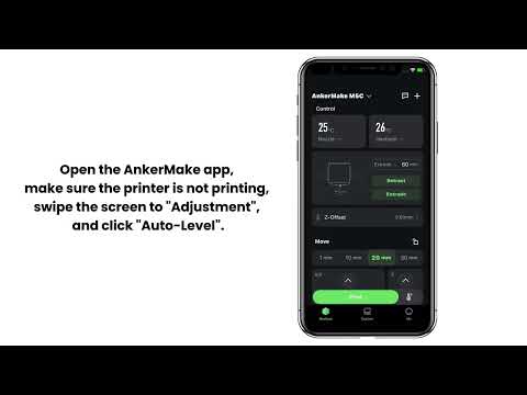 How to Auto Level the M5C Print Bed
