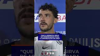 Capitão do Corinthians, Gustavo Henrique lamentou a eliminação no Paulistão! 👀🦅 #Shorts