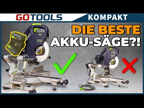 Ein Traum für alle Handwerker! Die neue Festool Kapex Kappsäge KSC60, überzeugt die Akku-Version?