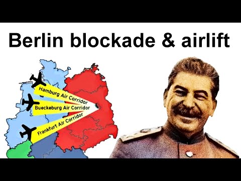 The Soviet blockade of West Berlin (1948–1949), and the allied airlift