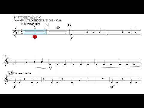 Ghost Ship (Michael Story) Baritone T.C.  Play Along