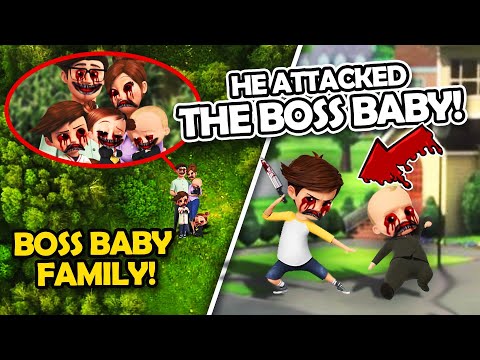 DRONE CATCHES THE CREEPY BOSS BABY FAMILY IN REAL LIFE!! (TIM ATTACKED BOSS BABY)