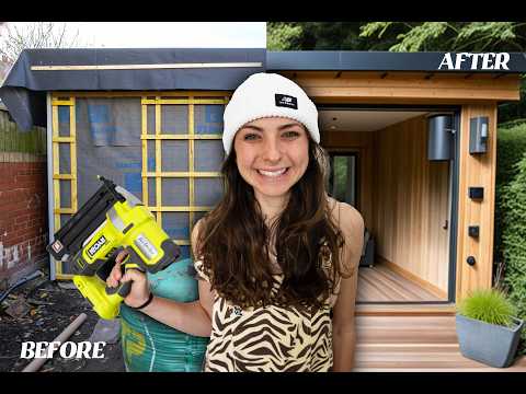 DIY Home Garden Studio pt 4 | Roof rafters and EPDM