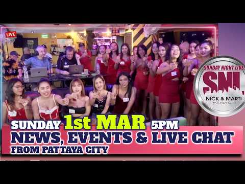 SUNDAY NIGHT LIVE with Nick & Marti - 1st MARCH 2026 - 5pm