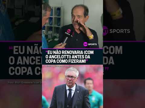 MURICY RAMALHO DEU UMA CORNETADINHA NA RENOVAÇÃO DO ANCELOTTI NA SELEÇÃO BRASILEIRA #shorts