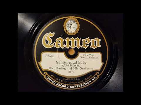 SENTIMENTAL BABY -  BOB HARING'S ORCHESTRA - 1920s Dime Store Dance Music Series!