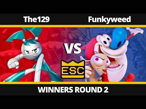 ESC 17 Winners Round 2 - The129 (Jenny) Vs. Funkyweed (Ren & Stimpy) - Nickelodeon All-Star Brawl