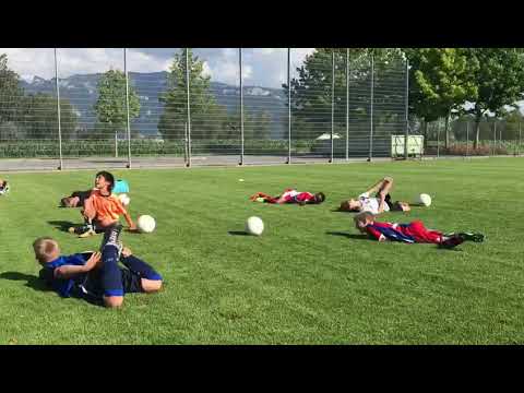 Kids Interrupt Soccer Training To Practice 'The Neymar'