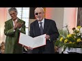 Salman Rushdie calls for defense of freedom of expression as he receives German prize