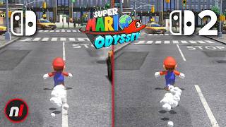 Mario Odyssey - Switch/Switch 2 Comparison