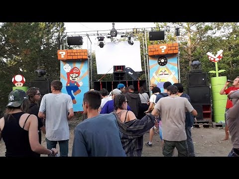Mario Party by Anomik Sound System et Drôhm N Bass visu by la Shamanerie - 26/08/2017
