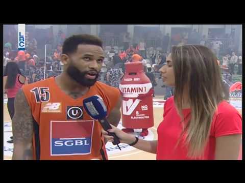 Final Lebanese Basketball League 2017/2018 Homenetmen v Riyadi - Interview Walter Hodge