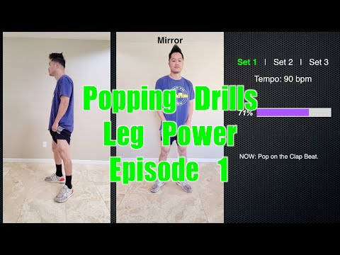 Popping Drills Leg Power Training - Episode 1