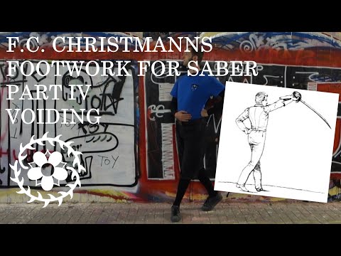 06 Napoleonic saber tutorial according to F.C. Christmann - Footwork part IV - Voiding
