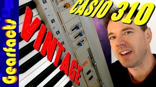Video thumbnail for Casio CT-310 vintage Casio keyboard ...kind of creepy by Gearfacts