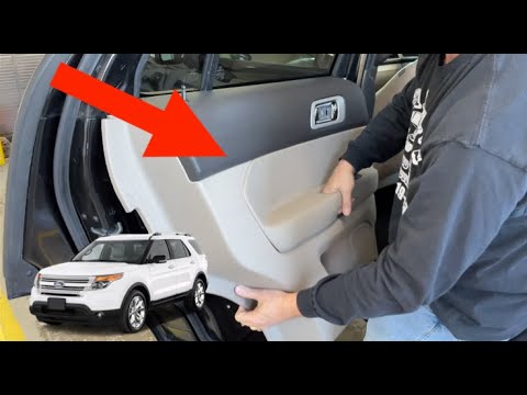 How To Remove / Replace Rear Door Panel On A 2011-2015 Ford Explorer