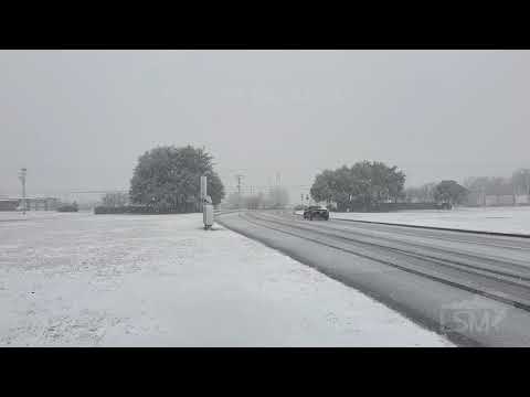 01-10-2021 Bastrop County TX, - Snowfall