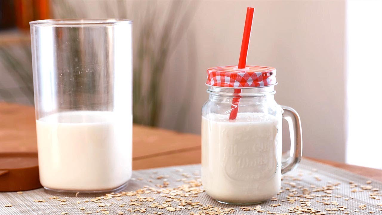 Bebida de avena natural sin azúcar - Cocinatis