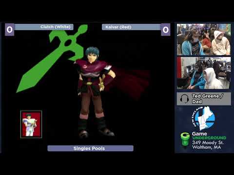 Mass Madness 33 SSBM - Clutch (White Marth) vs. Kalvar (Red Marth) - Melee WR3