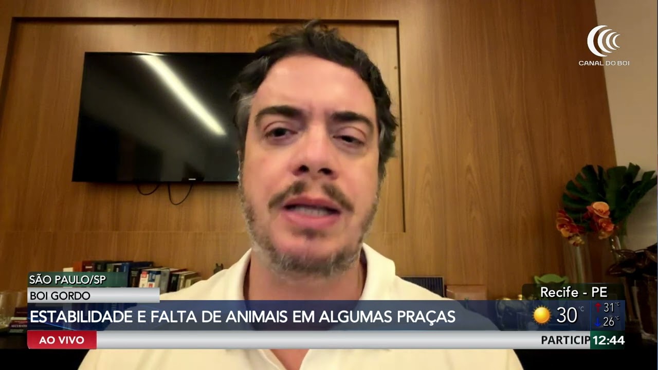 Mercado pecuário mantém firmeza com oferta restrita