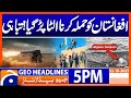 Pak Army Major Statement Afghanistan Vs Pakistan Geo News 5 PM Headlines
