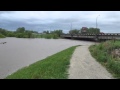 Salt Creek At Van Dorn Street After 5 To 7 Inches Of Rain