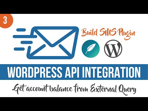 Get SMS Credit Account balance from External API WordPress API Integration