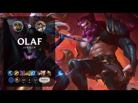 Olaf Jungle vs Xin Zhao - EUW Master Patch 13.8