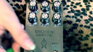 Video thumbnail for Jackson Audio BROKEN ARROW overdrive & boost demo with Fender Player Series Stratocaster by gearmanndude