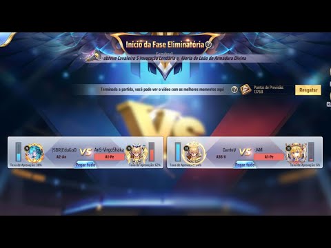 🔴 SEMI FINAL DO JAMIEL! HOJE PEGA FOGO -  SAINT SEIYA AWAKENING