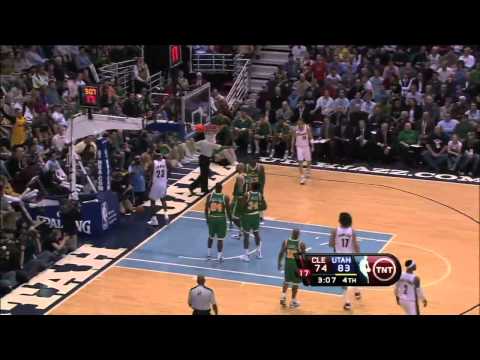 HD   LeBron James Highlights Vs Utah Jazz   01 14 2010