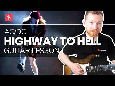Highway To Hell Guitar Lesson - How To Play Highway To Hell By ...